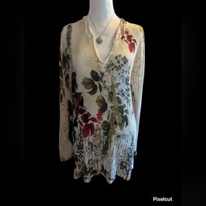 Bianca Nygard knit hooded blouse